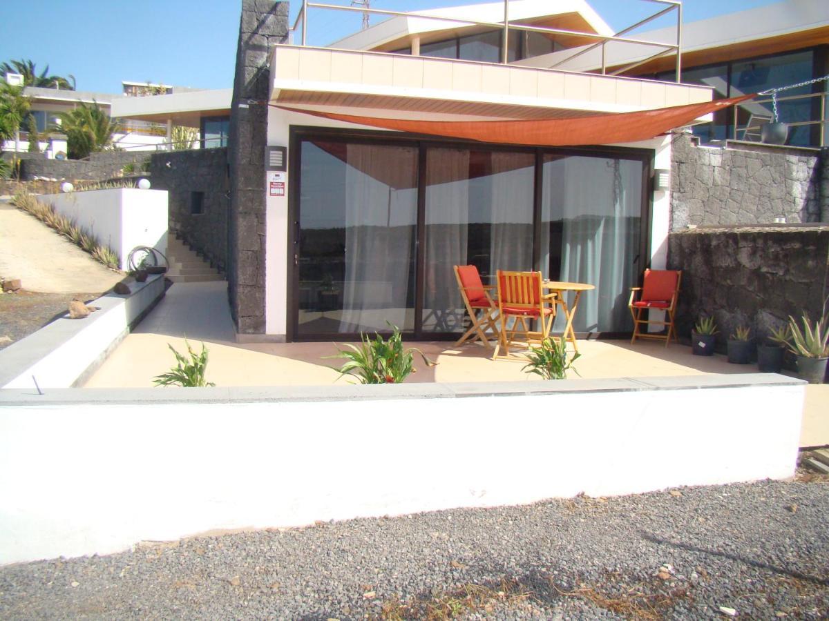 Ferienwohnung Meerblick Und Naehe Feuerberge Mit Eigenem Beheizten Pool Las Breñas 外观 照片