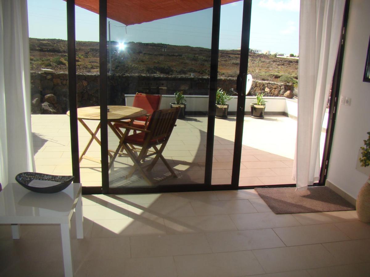 Ferienwohnung Meerblick Und Naehe Feuerberge Mit Eigenem Beheizten Pool Las Breñas 外观 照片