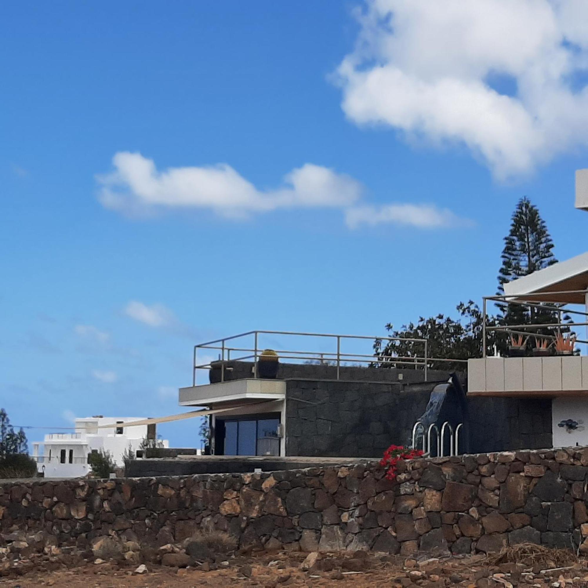 Ferienwohnung Meerblick Und Naehe Feuerberge Mit Eigenem Beheizten Pool Las Breñas 外观 照片